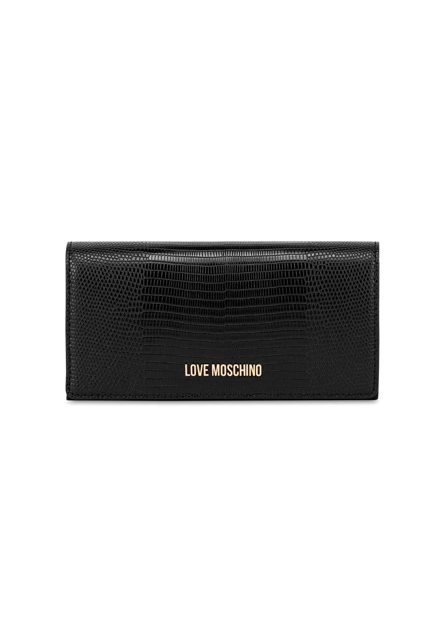 LOVE MOSCHINO Portafoglio Donna Nero JC5720PP0GKU0000 - Sandrini Calzature e Abbigliamento