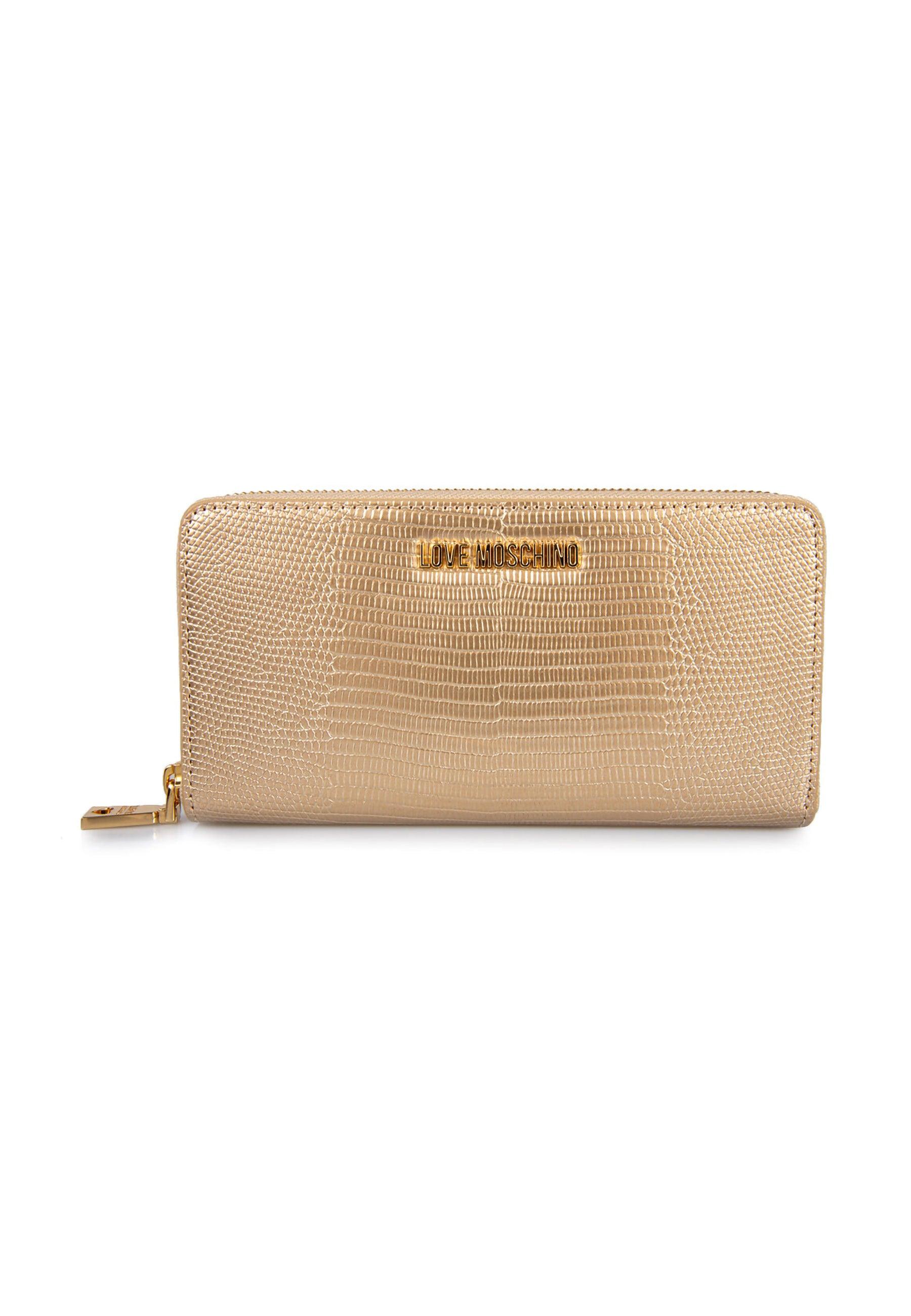 LOVE MOSCHINO Portafoglio Donna Oro JC5717PP0GKU0901 - Sandrini Calzature e Abbigliamento