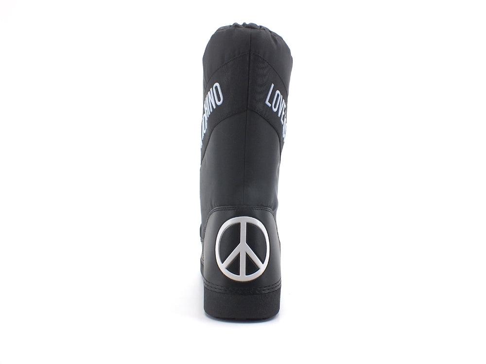 LOVE MOSCHINO Skyboot Moonboot Stivaletto Doposci Nero JA24032G0DISA000 - Sandrini Calzature e Abbigliamento