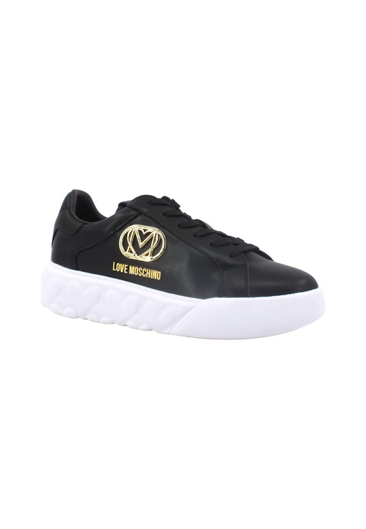 LOVE MOSCHINO Sneaker Cuori Donna Nero JA15914G0HIA0000 - Sandrini Calzature e Abbigliamento