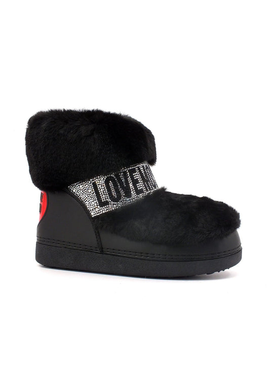 LOVE MOSCHINO Stivaletto Da Neve Donna Nero JA24202G0HJW0000 - Sandrini Calzature e Abbigliamento