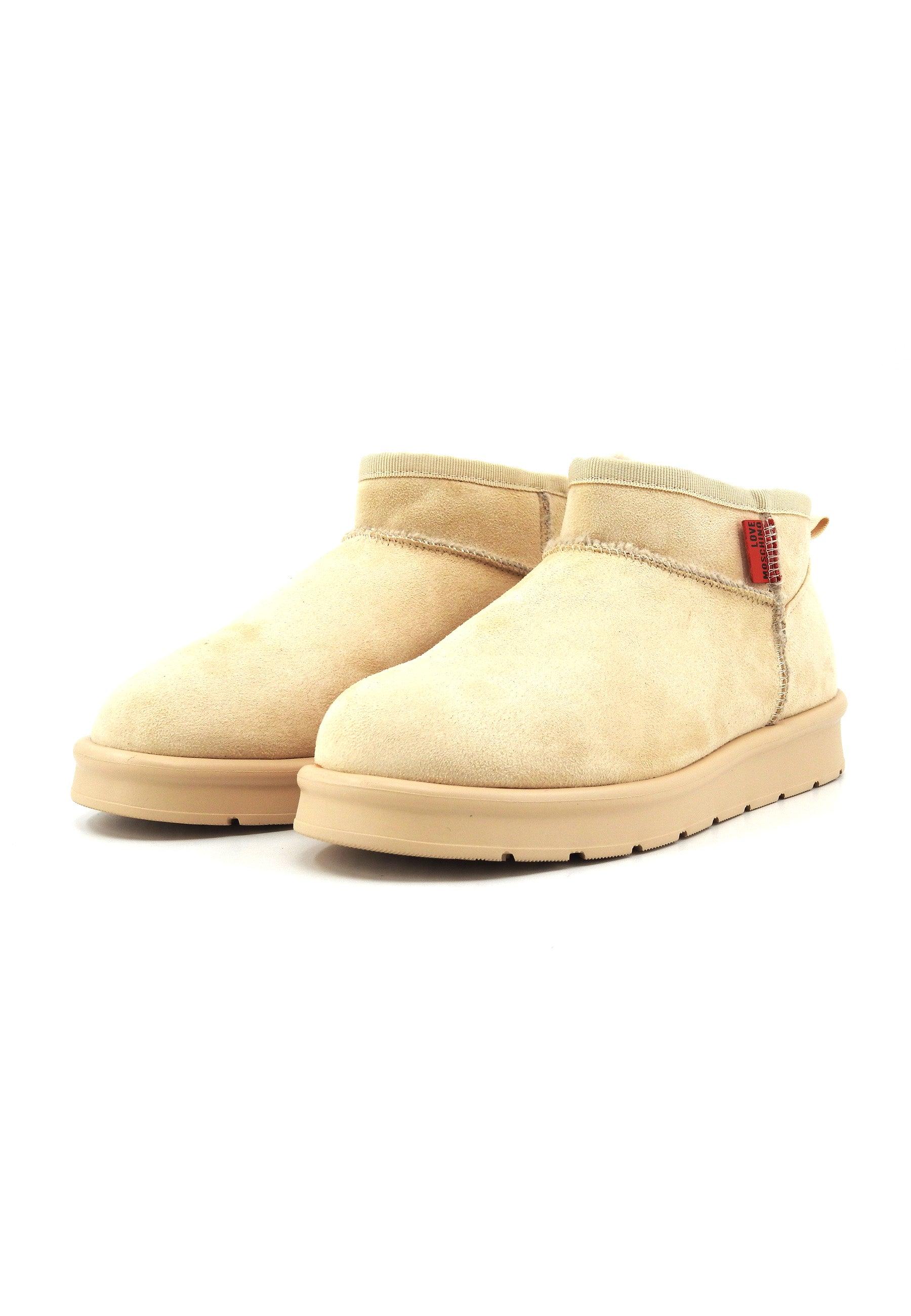 LOVE MOSCHINO Stivaletto Pelo Donna Avena Beige JA24043H1IJAW131 - Sandrini Calzature e Abbigliamento