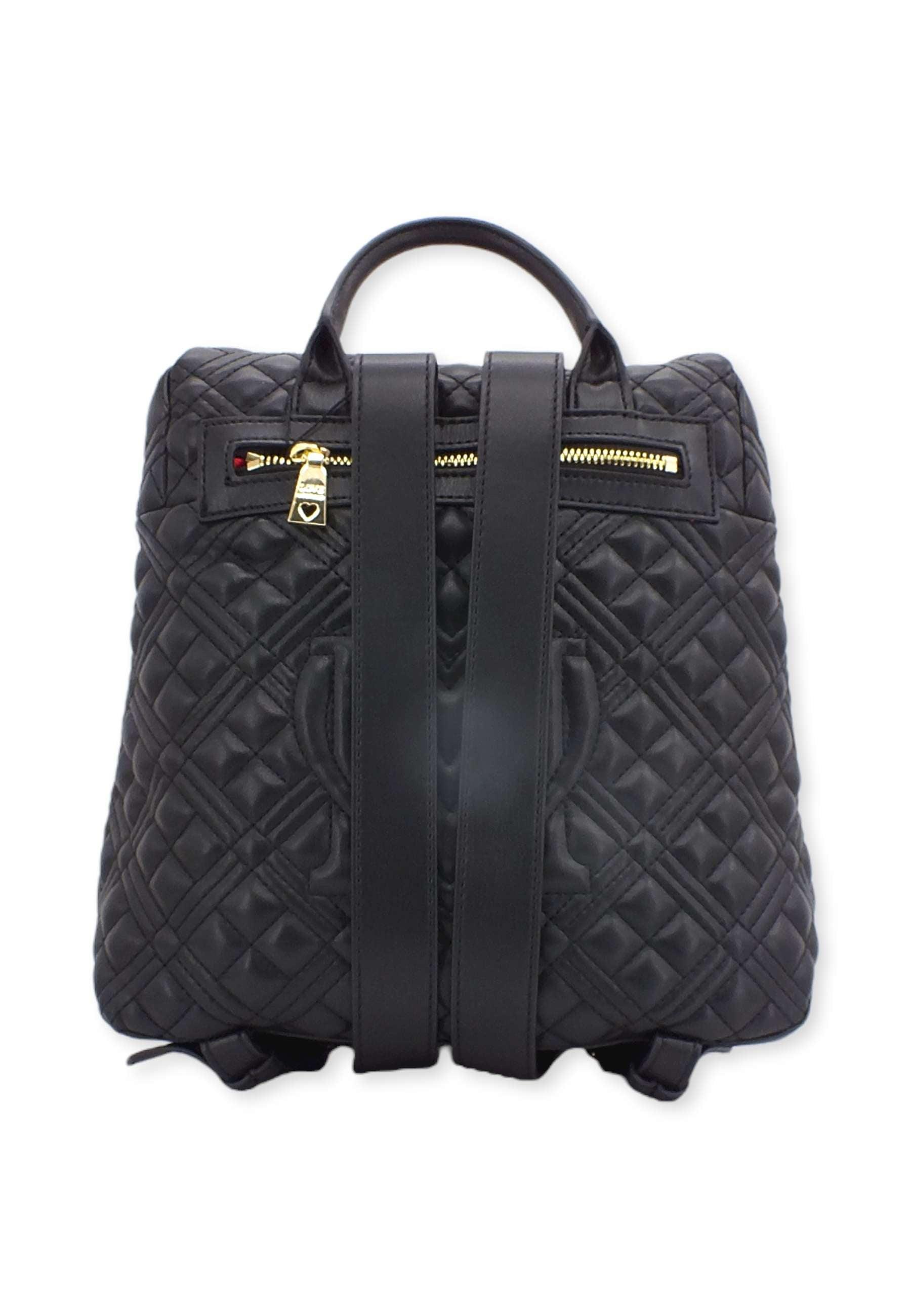 LOVE MOSCHINO Zaino Backpack Quilted Nero JC4321PP0FLA0000 - Sandrini Calzature e Abbigliamento
