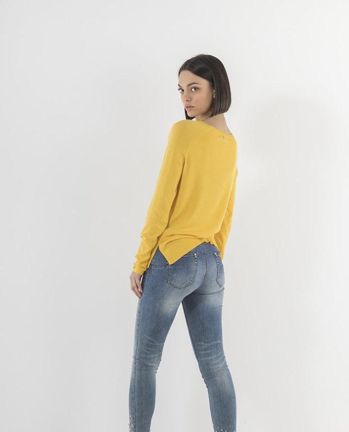 MARKUP Maglia Girocollo Giallo MW76001 - Sandrini Calzature e Abbigliamento