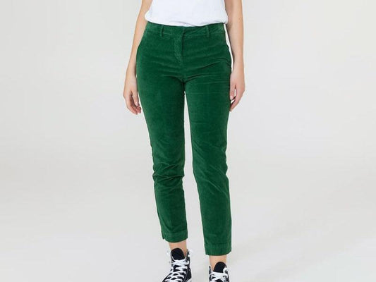 MARKUP Pantalone Chino Velluto Verde MW66567 - Sandrini Calzature e Abbigliamento