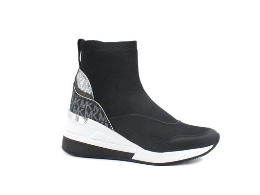 MICHAEK KORS Swift Bootie Sneaker Stretch Knit Black 43R2SWFE5D - Sandrini Calzature e Abbigliamento