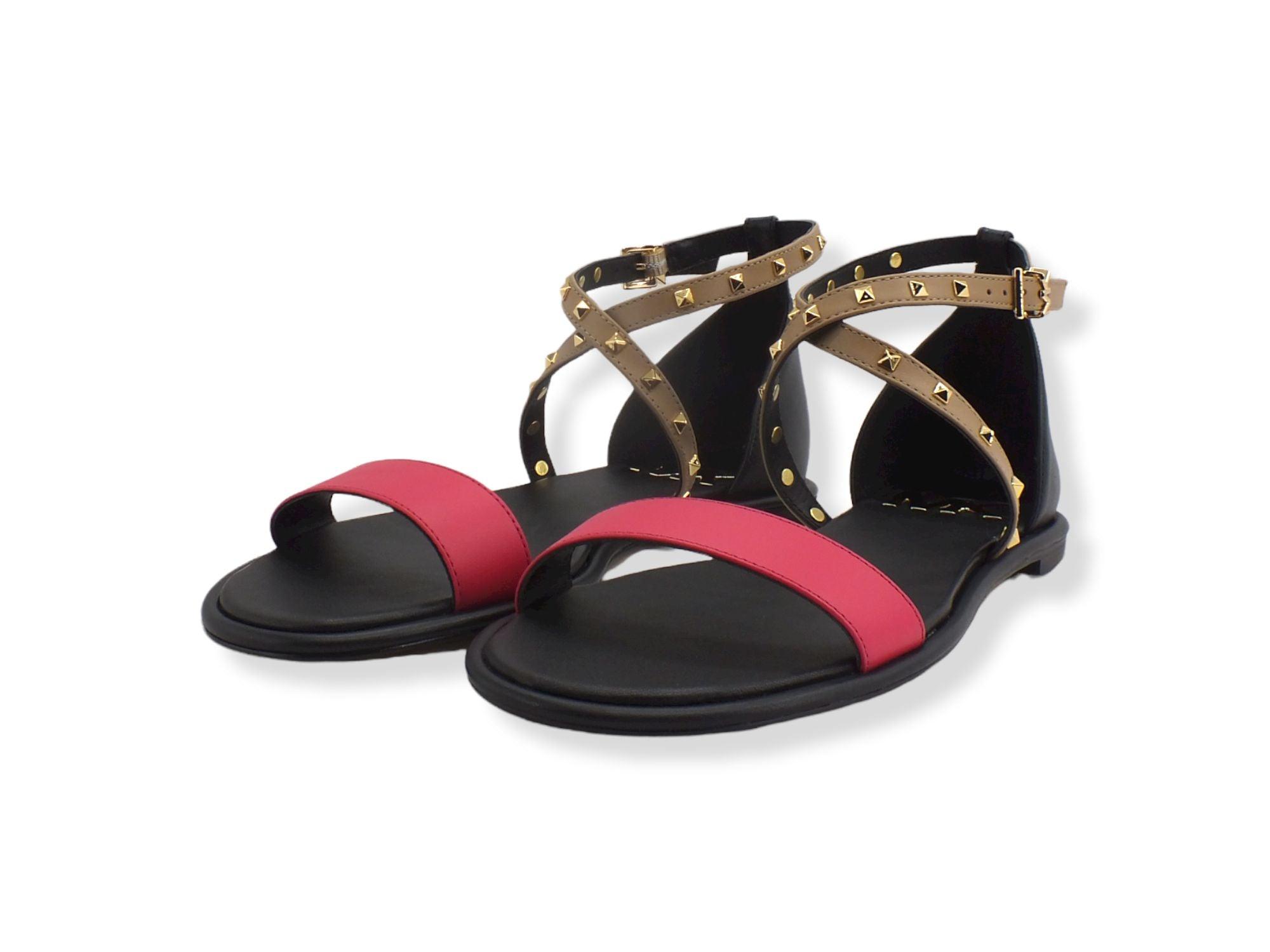 MICHAEL KORS Astrid Flat Sandal Donna Black Multi 40S2ATFA2L - Sandrini Calzature e Abbigliamento