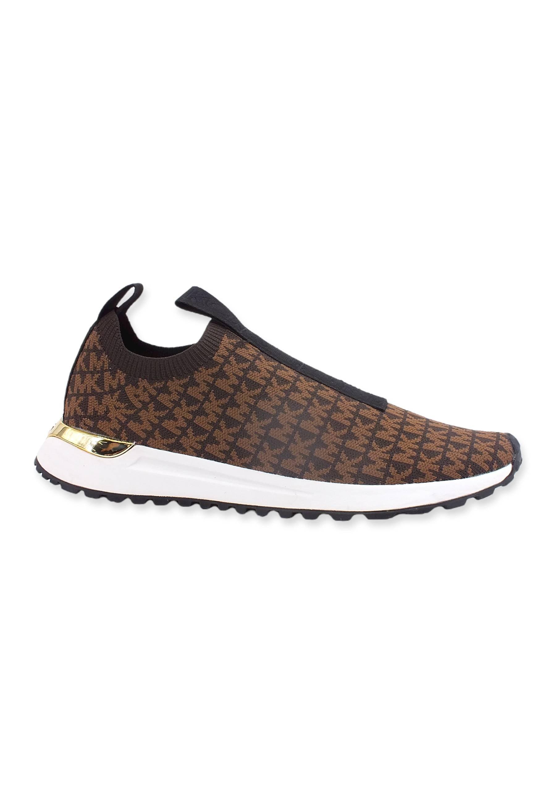 MICHAEL KORS Bodie Sneaker Slip On Donna Brown 43F2BDFP1Y - Sandrini Calzature e Abbigliamento