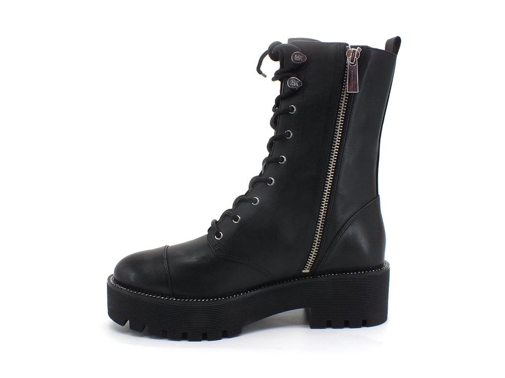 MICHAEL KORS Brice Bootie Anfibio Pelle Black 40F1BYFE6L - Sandrini Calzature e Abbigliamento