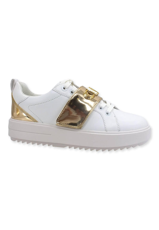 MICHAEL KORS Emmet Strap Sneaker Donna Optic White 43F2EMFS3L - Sandrini Calzature e Abbigliamento