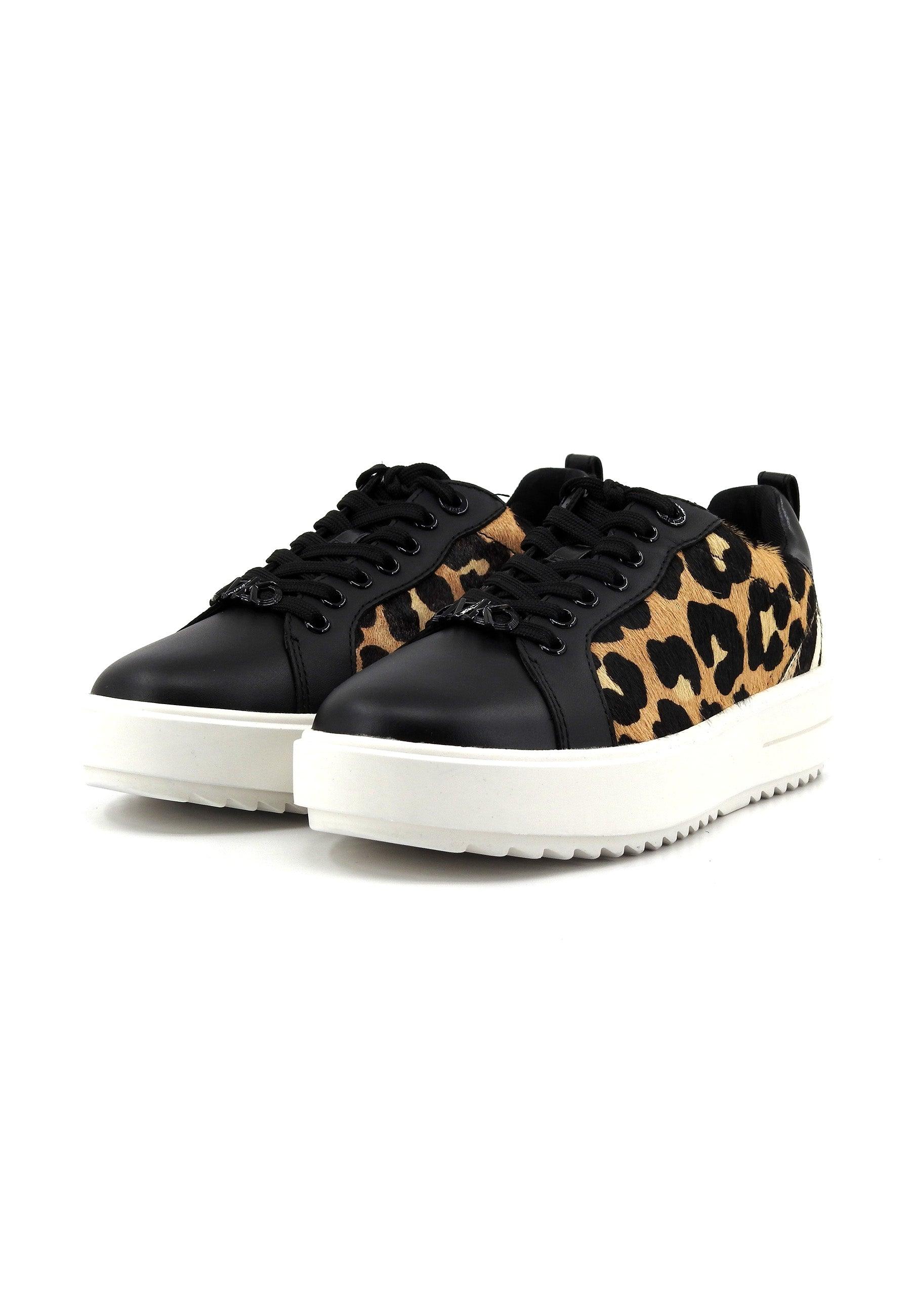MICHAEL KORS Emmett Lace Up Sneaker Donna Black Multi Fantasia 43F3EMFS1H - Sandrini Calzature e Abbigliamento