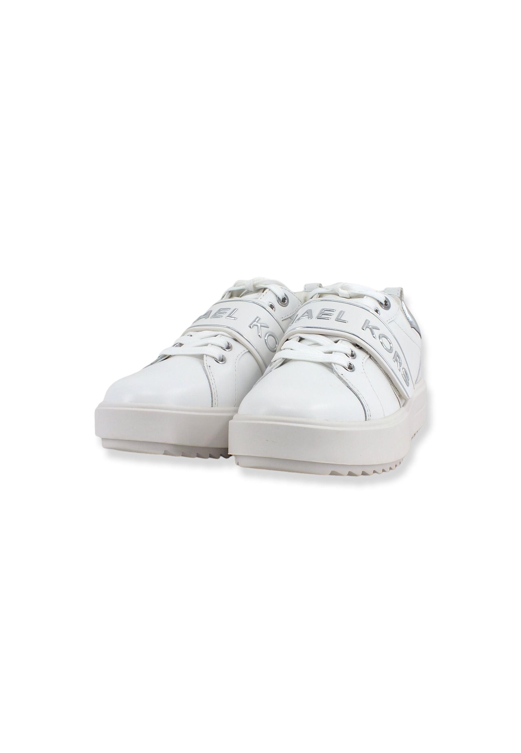 MICHAEL KORS Emmett Strap Sneaker Donna Optic White 43T2ETFS4L - Sandrini Calzature e Abbigliamento