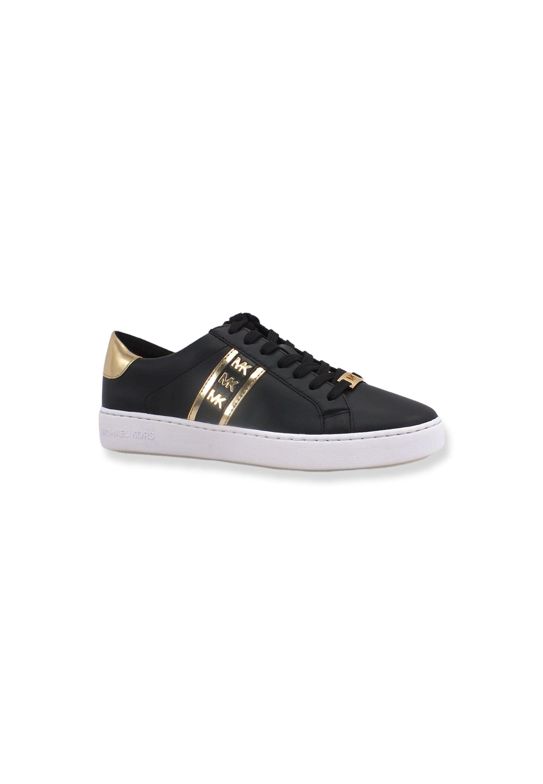 MICHAEL KORS Irving Stripe Sneaker Donna Black 43T2IRFS2L - Sandrini Calzature e Abbigliamento