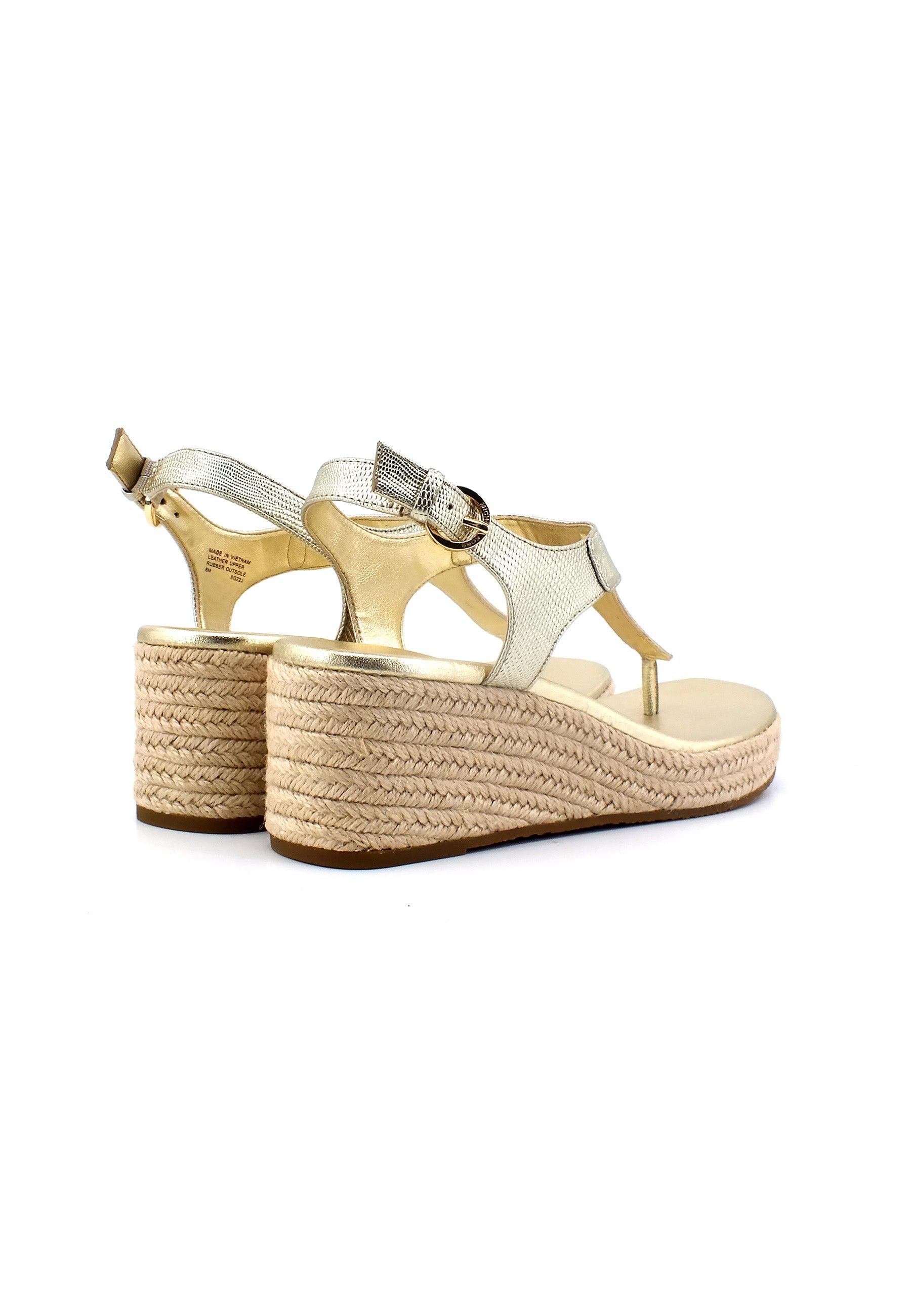 MICHAEL KORS Laney Thong Sandalo Donna Pale Gold 40T0LAMS1M - Sandrini Calzature e Abbigliamento