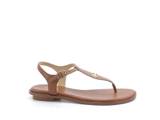 MICHAEL KORS Mallory Thong Sandalo Infradito Marrone Luggage 40S1MAFA2L - Sandrini Calzature e Abbigliamento