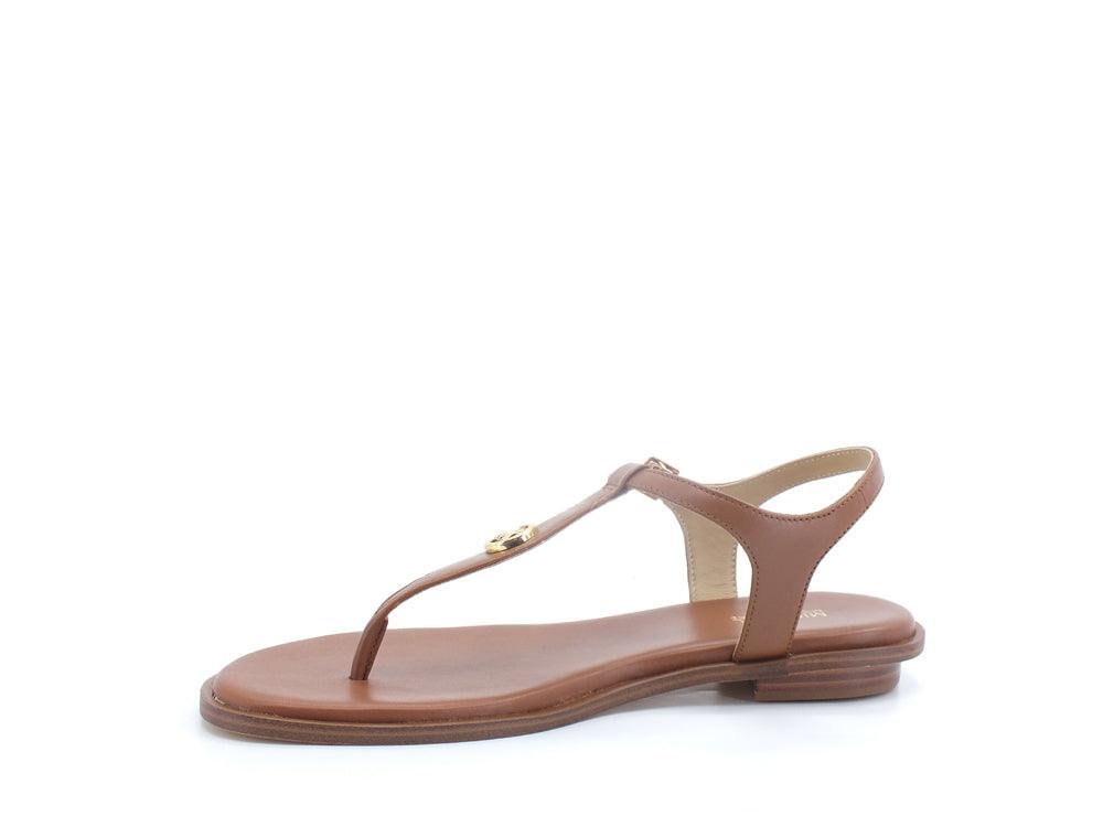 MICHAEL KORS Mallory Thong Sandalo Infradito Marrone Luggage 40S1MAFA2L - Sandrini Calzature e Abbigliamento