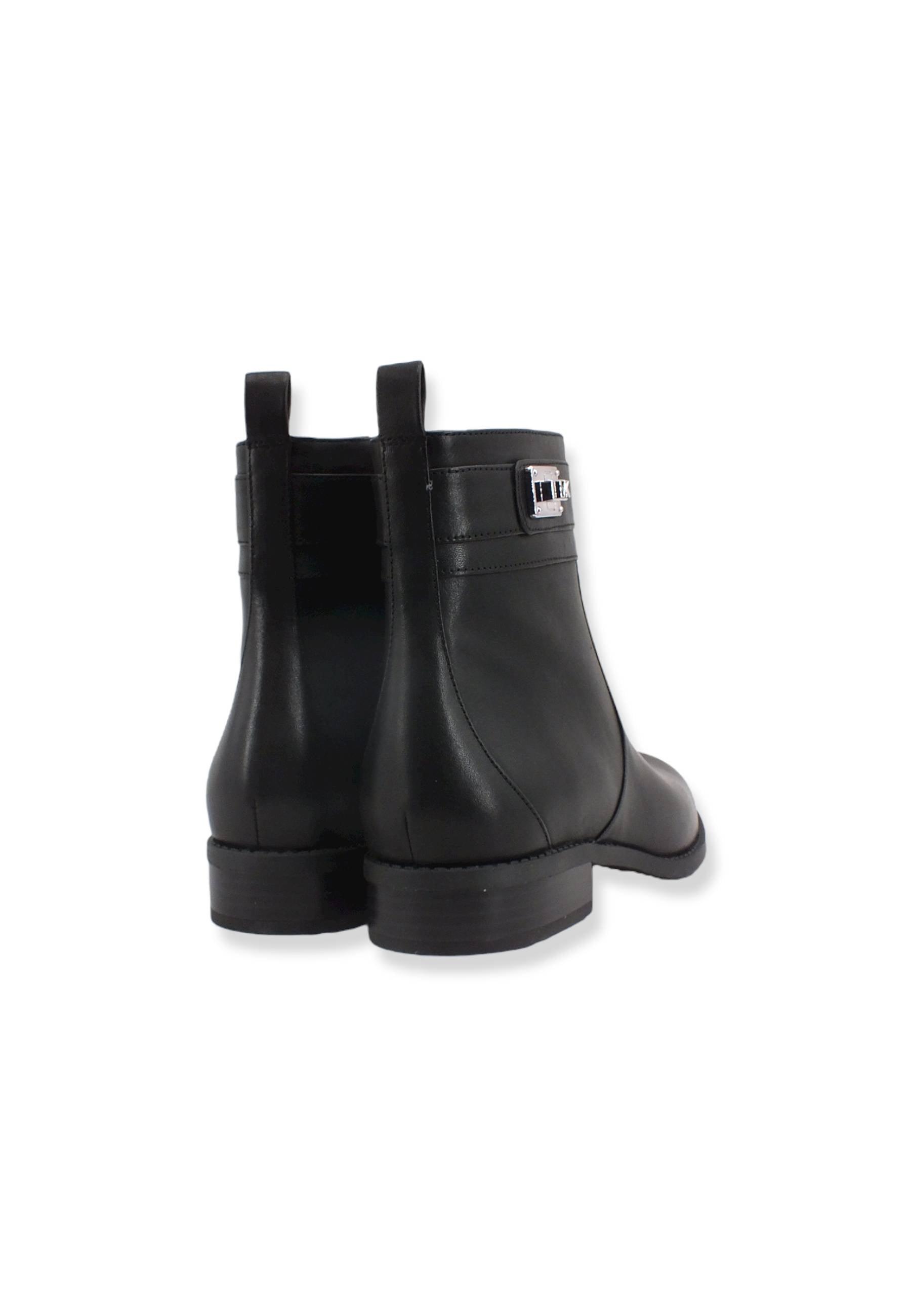 MICHAEL KORS Padma Strap Flat Bootie Stivaletto Polacco Donna Black 40T2PDFE5L - Sandrini Calzature e Abbigliamento