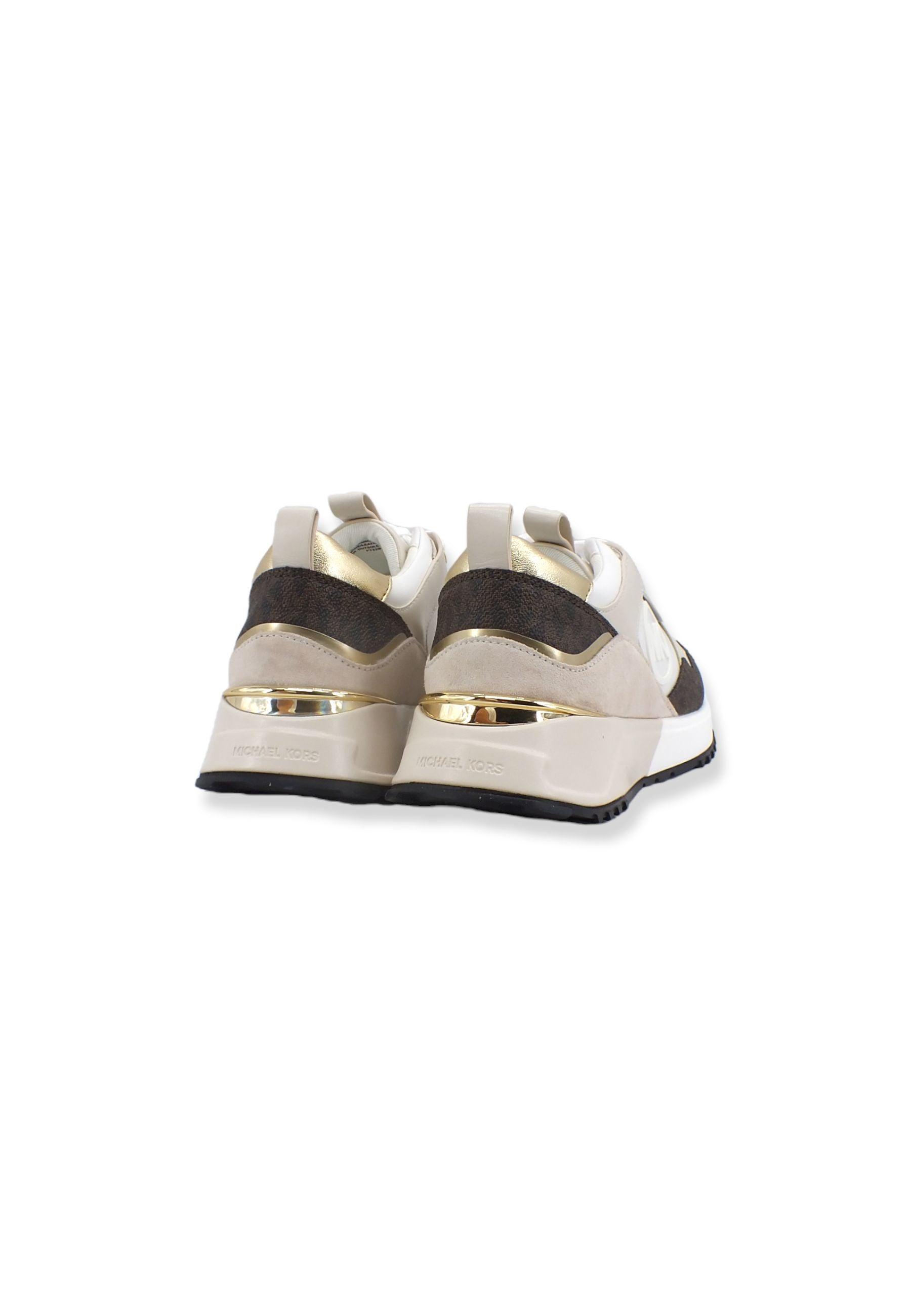 MICHAEL KORS Theo Trainer Sneaker Donna Fantasia Optic White 43F1THFS1B - Sandrini Calzature e Abbigliamento