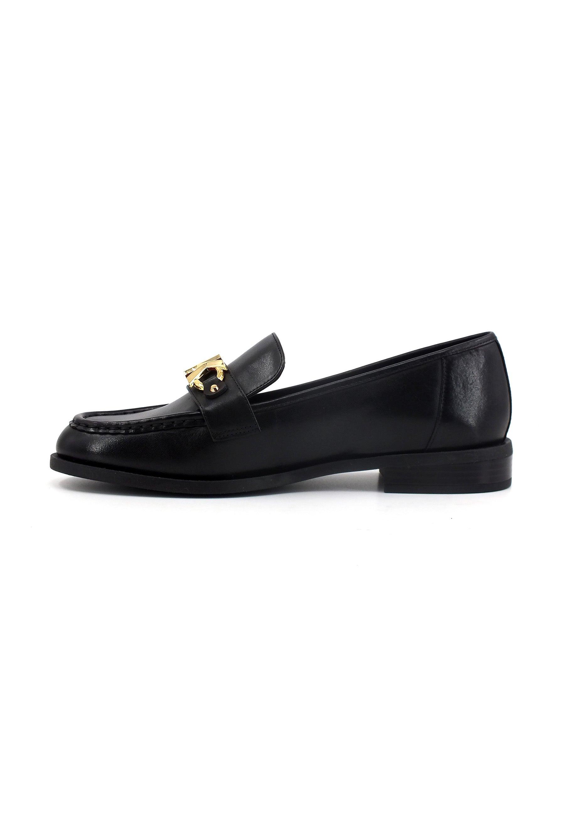 MICHAEL KORS Tiegan Loafer Mocassino Donna Black 40F3TGFP1L - Sandrini Calzature e Abbigliamento