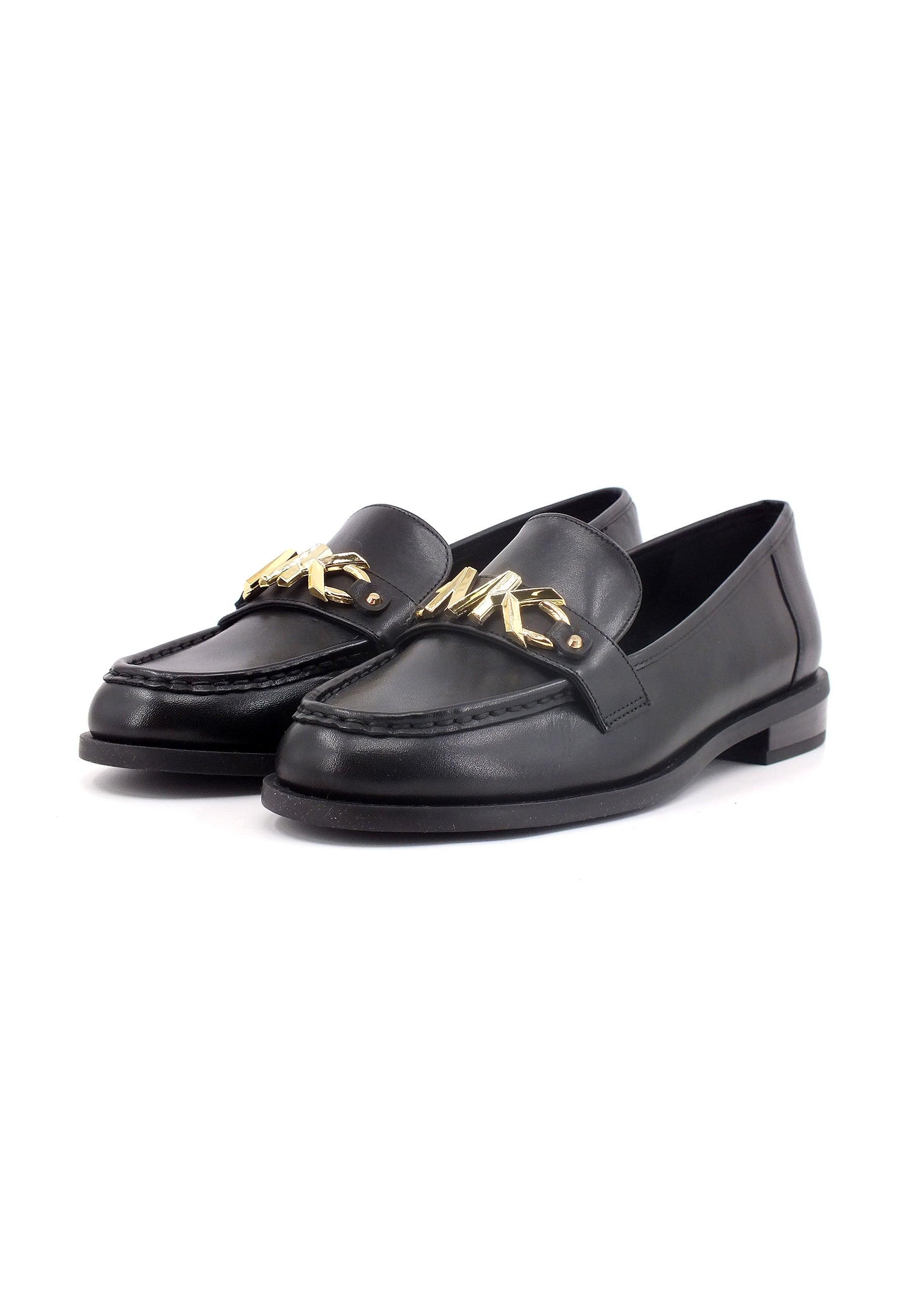 MICHAEL KORS Tiegan Loafer Mocassino Donna Black 40F3TGFP1L - Sandrini Calzature e Abbigliamento