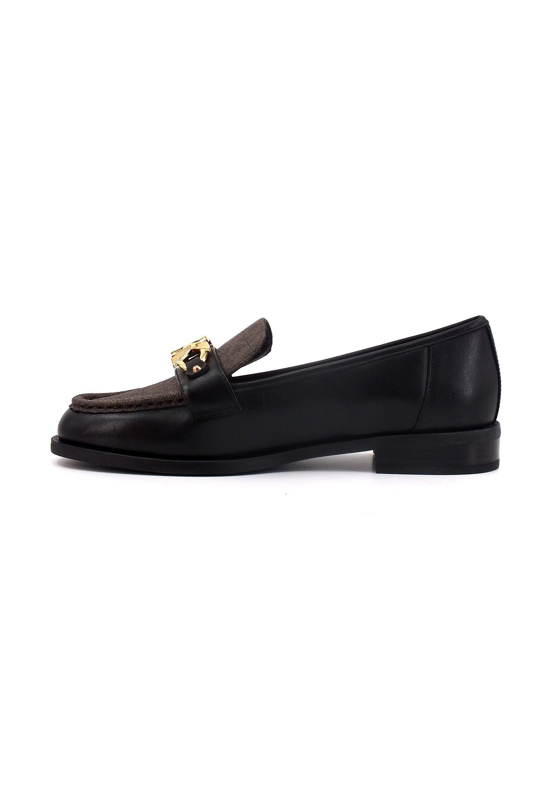 MICHAEL KORS Tiegan Loafer Mocassino Donna Black 40F3TGFP2L - Sandrini Calzature e Abbigliamento