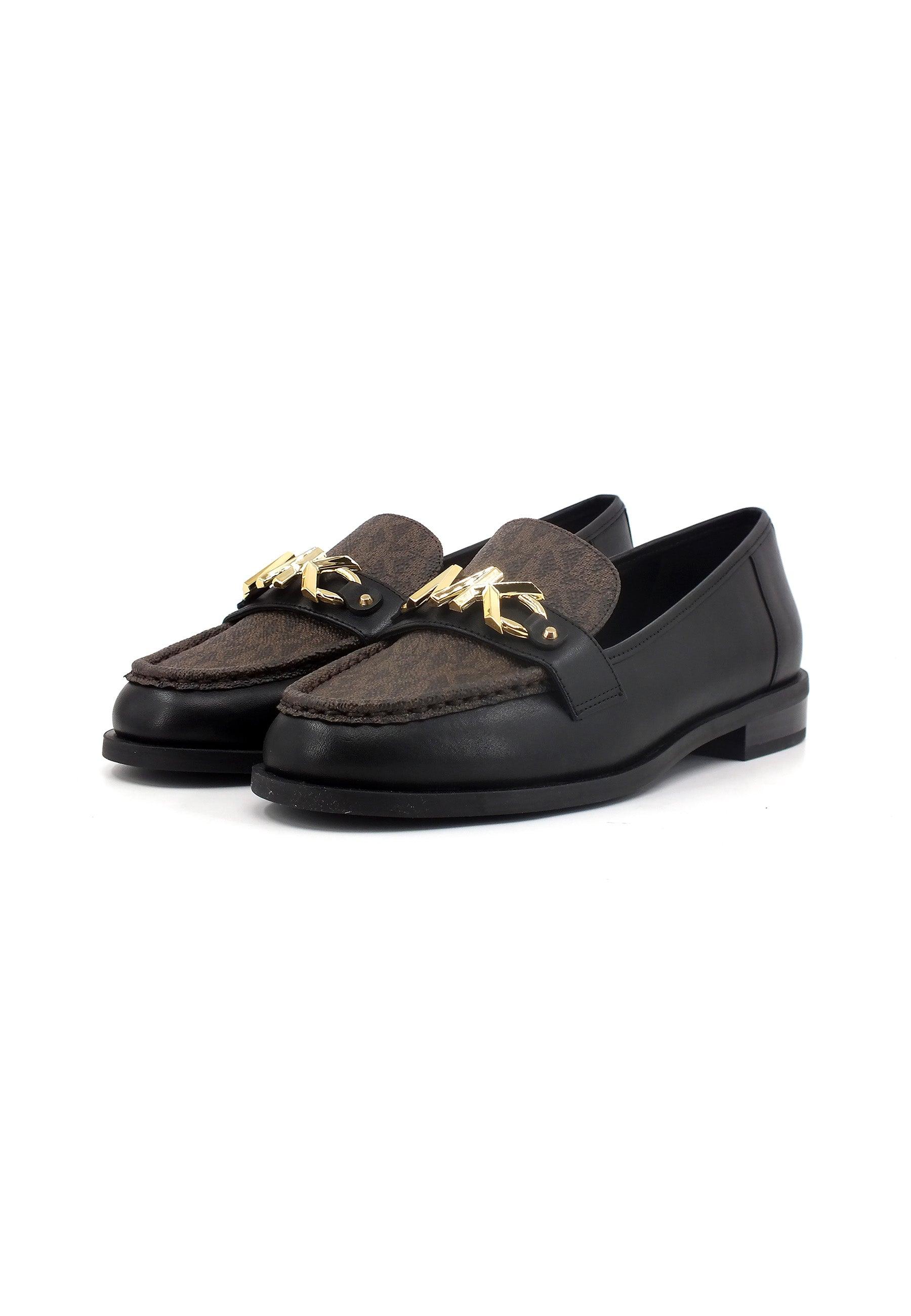 MICHAEL KORS Tiegan Loafer Mocassino Donna Black 40F3TGFP2L - Sandrini Calzature e Abbigliamento