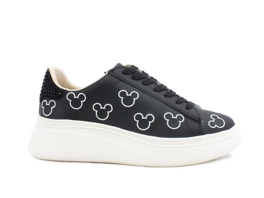 MOA Disney Sneaker Platform Mickey Black MD479 - Sandrini Calzature e Abbigliamento