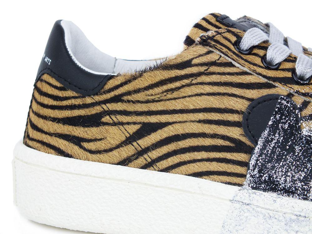 MOA Sneakers TOPOLINO Beige Black MD357 - Sandrini Calzature e Abbigliamento