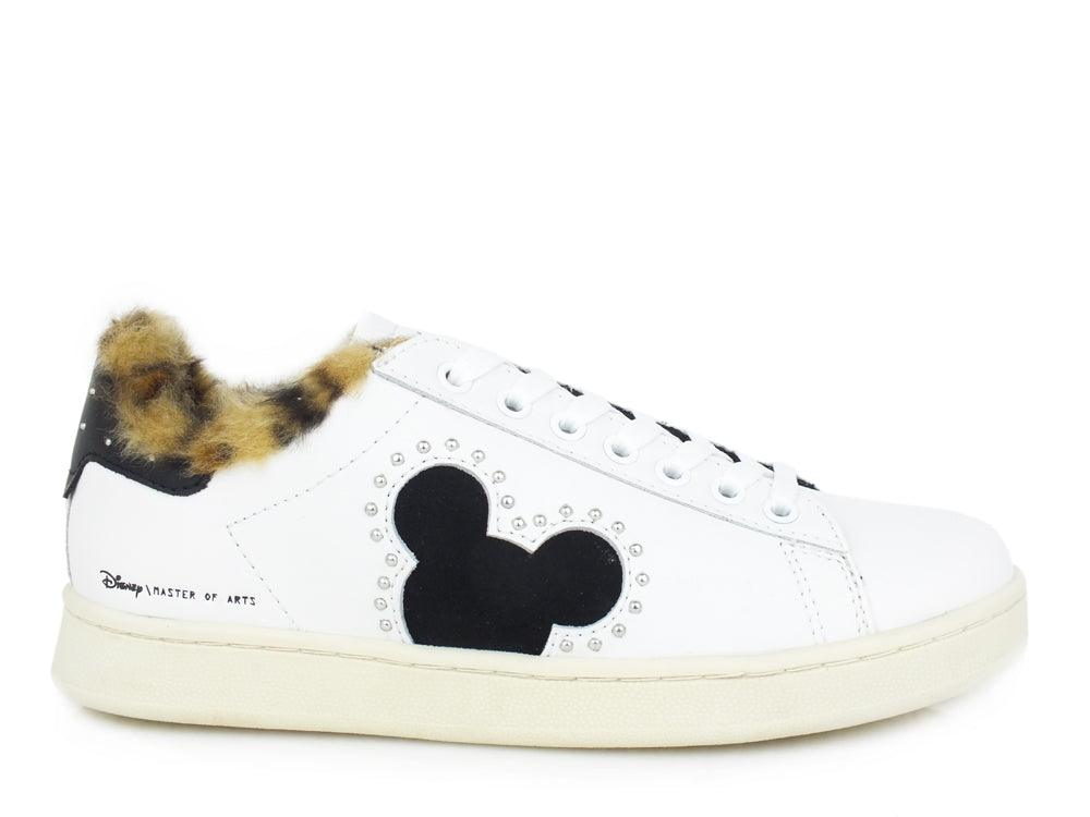 Sneakers in tela di Topolino: scarpe da tennis unisex con stampa di cartoni animati Sneakers in tela di Topolino: scarpe da tennis unisex con stampa di cartoni animati