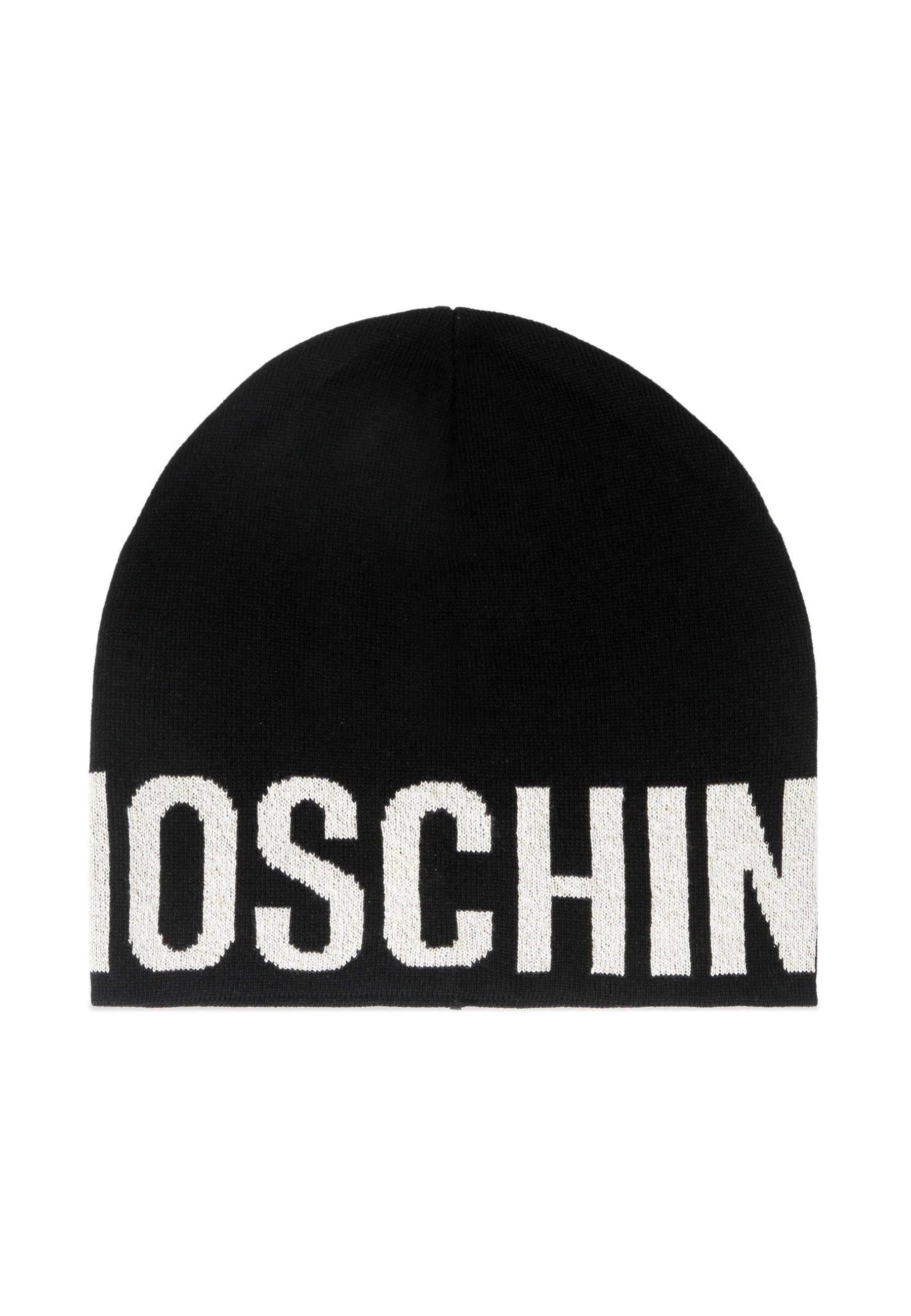 MOSCHINO Berretta Donna Black Cream 65165-M2997 - Sandrini Calzature e Abbigliamento