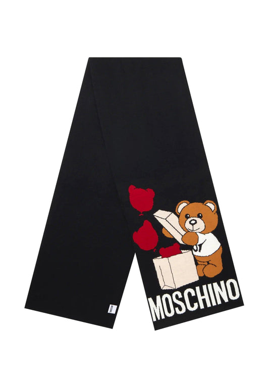 MOSCHINO Sciarpa Donna Black 30776-M2956 - Sandrini Calzature e Abbigliamento