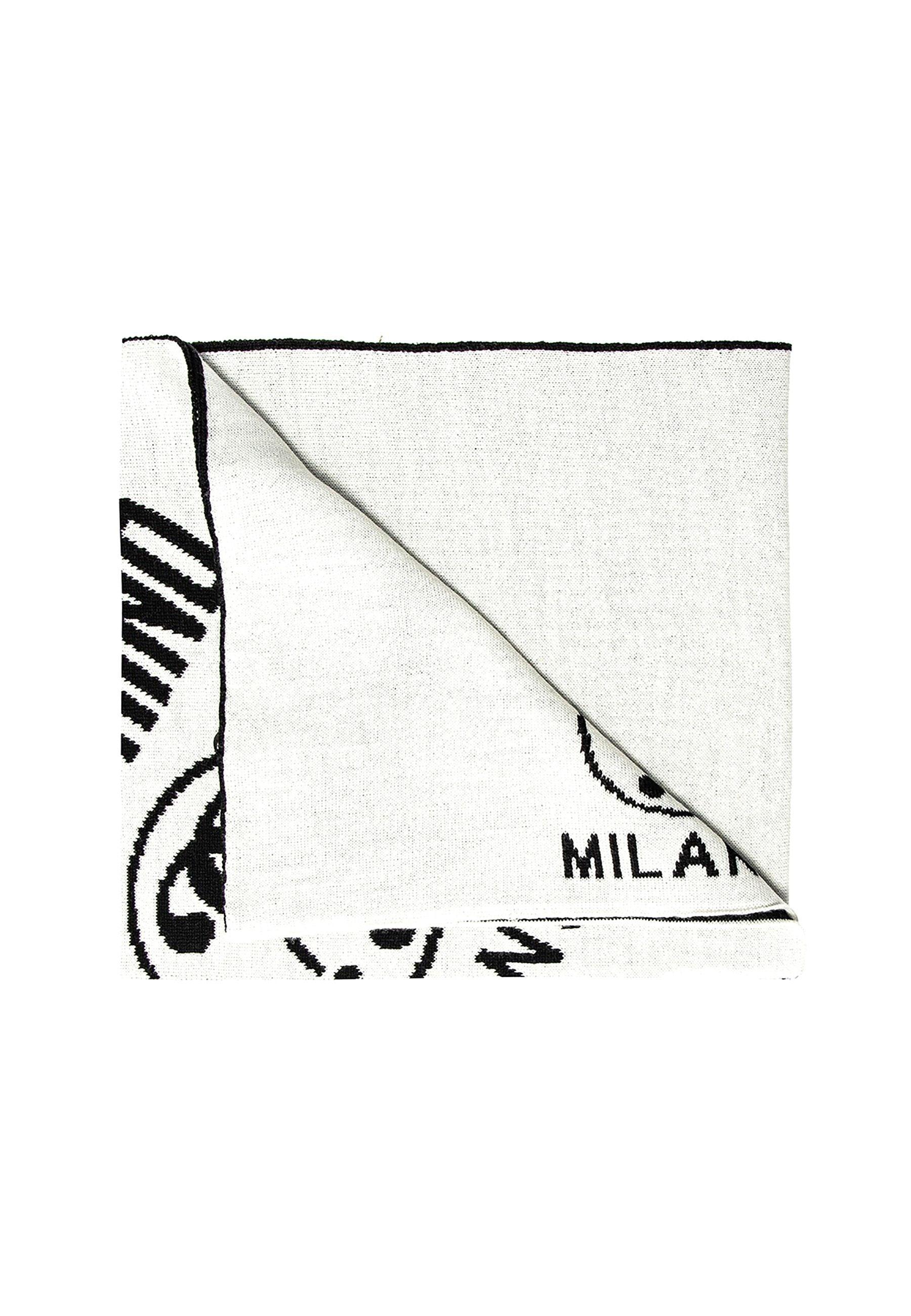 MOSCHINO Sciarpa Donna White Black 50055-M5145 - Sandrini Calzature e Abbigliamento