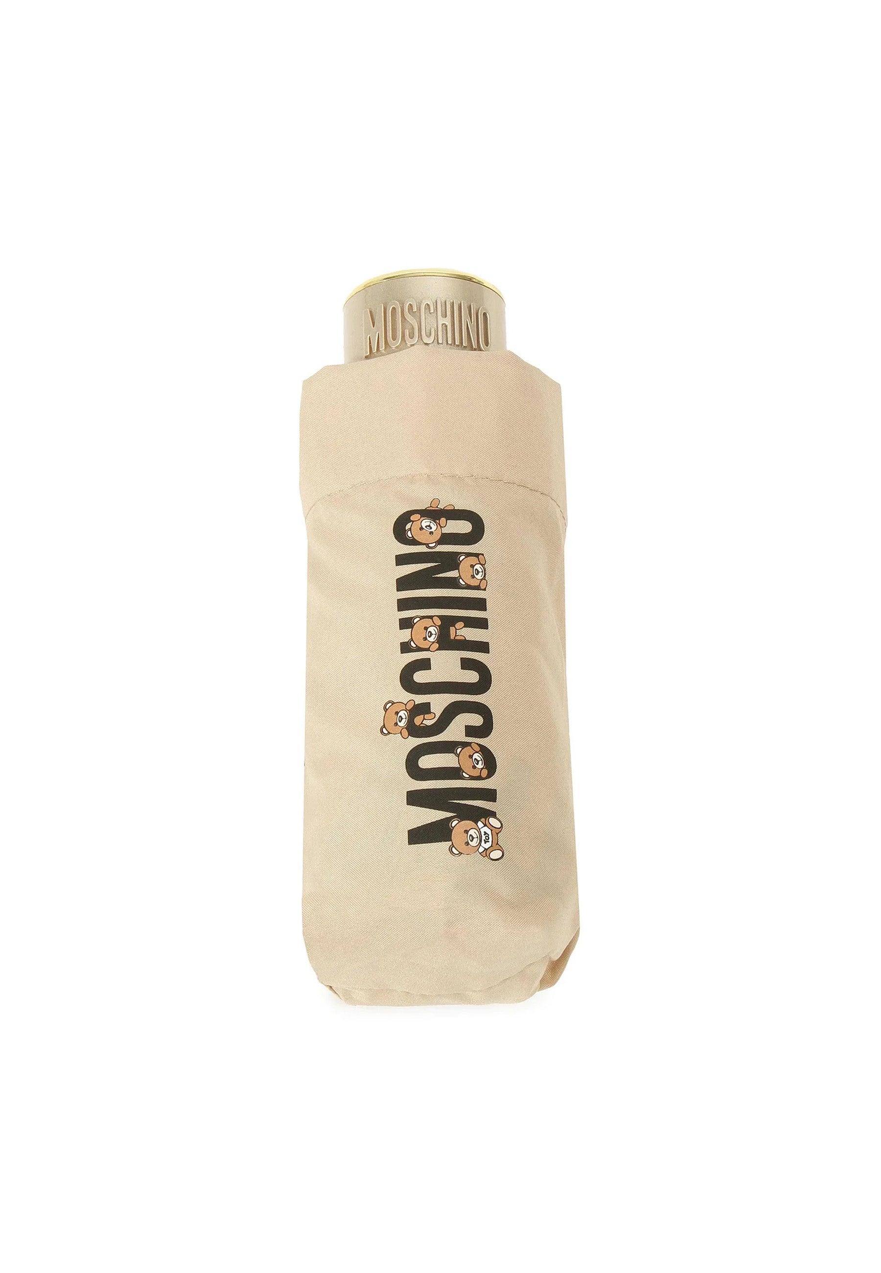 MOSCHINO Supermini Ombrello Donna Beige 8432 - Sandrini Calzature e Abbigliamento