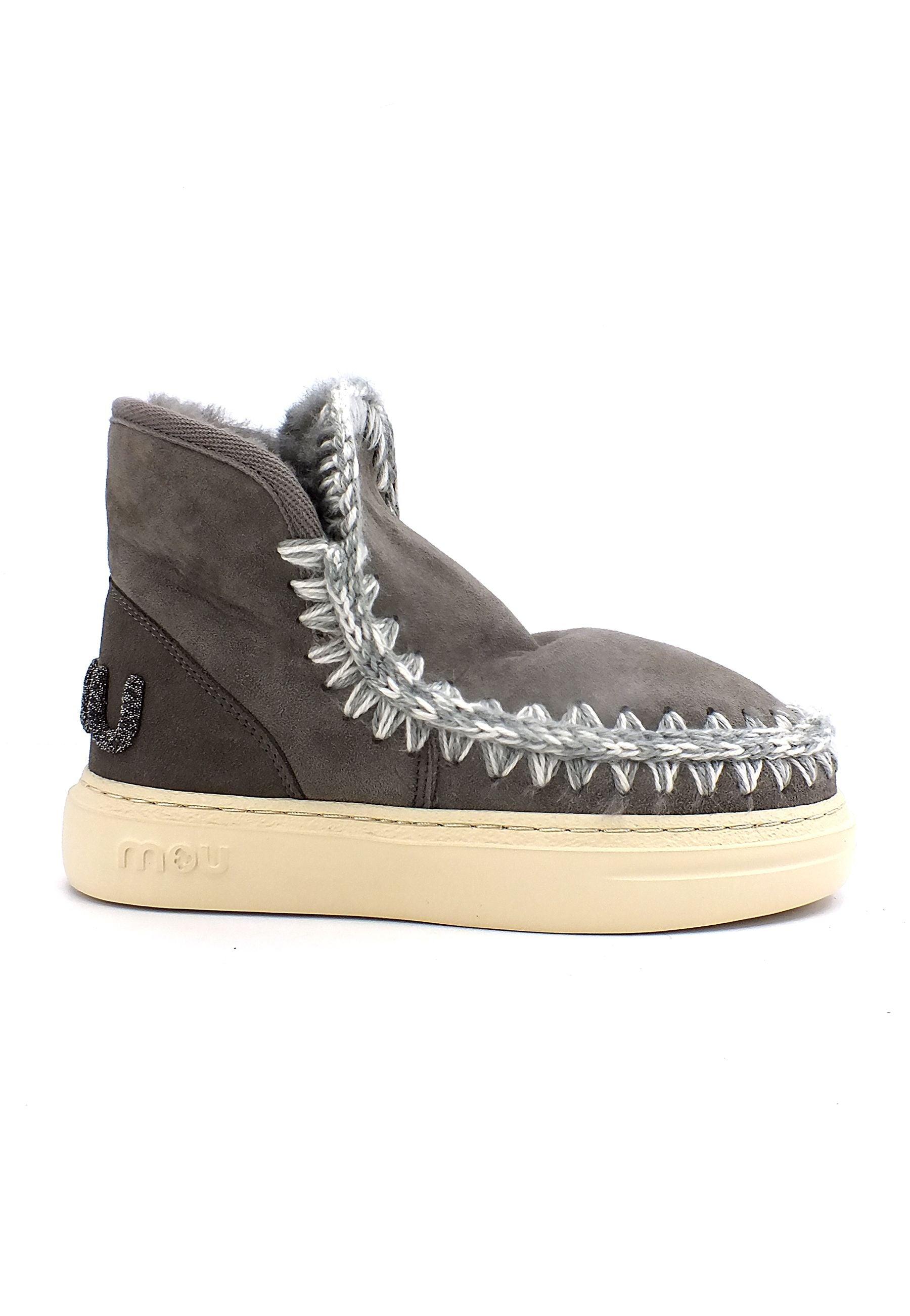 MOU Eksimo Stivaletto Pelo Donna NGRE New Grey - Sandrini Calzature e Abbigliamento
