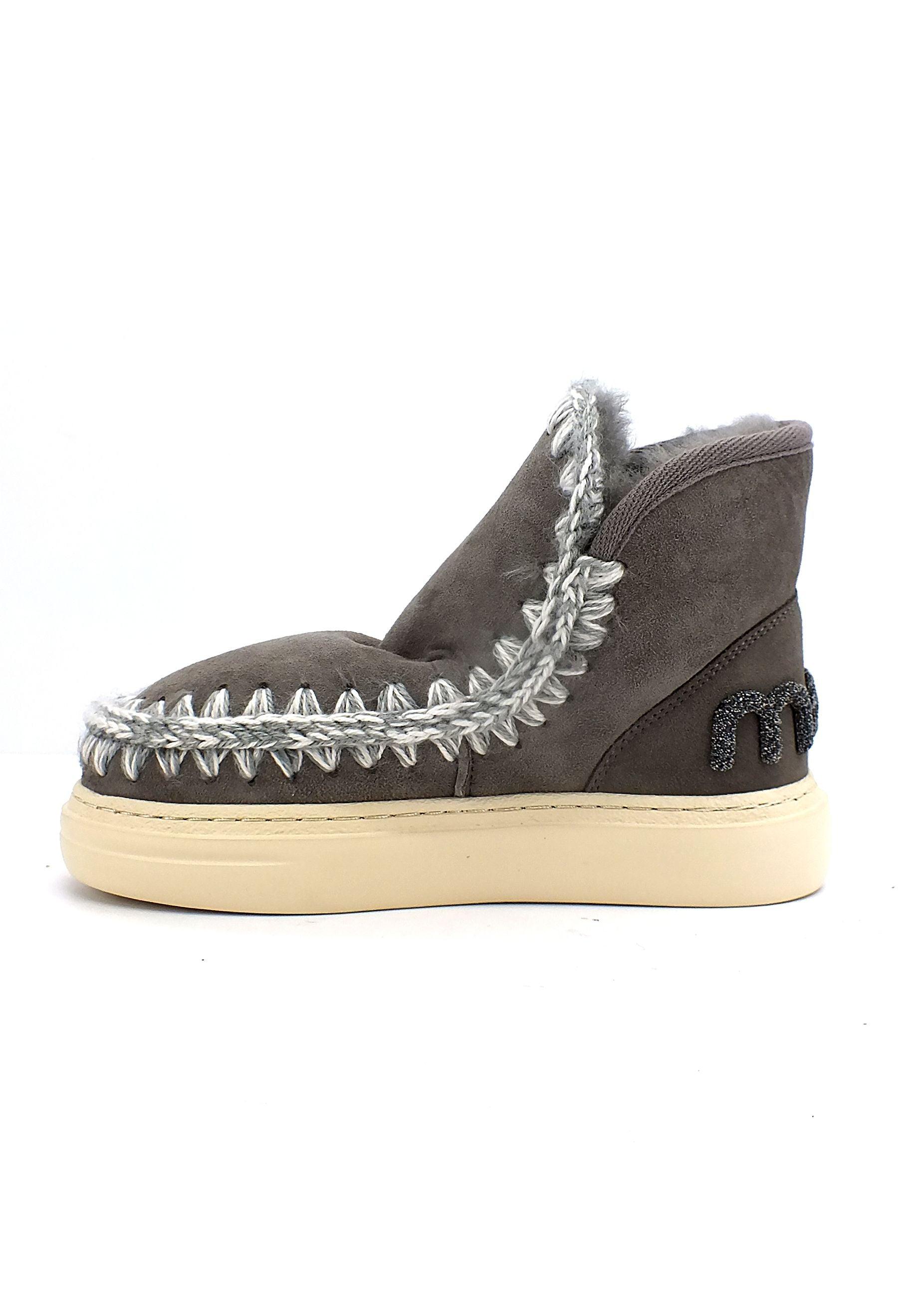 MOU Eksimo Stivaletto Pelo Donna NGRE New Grey - Sandrini Calzature e Abbigliamento
