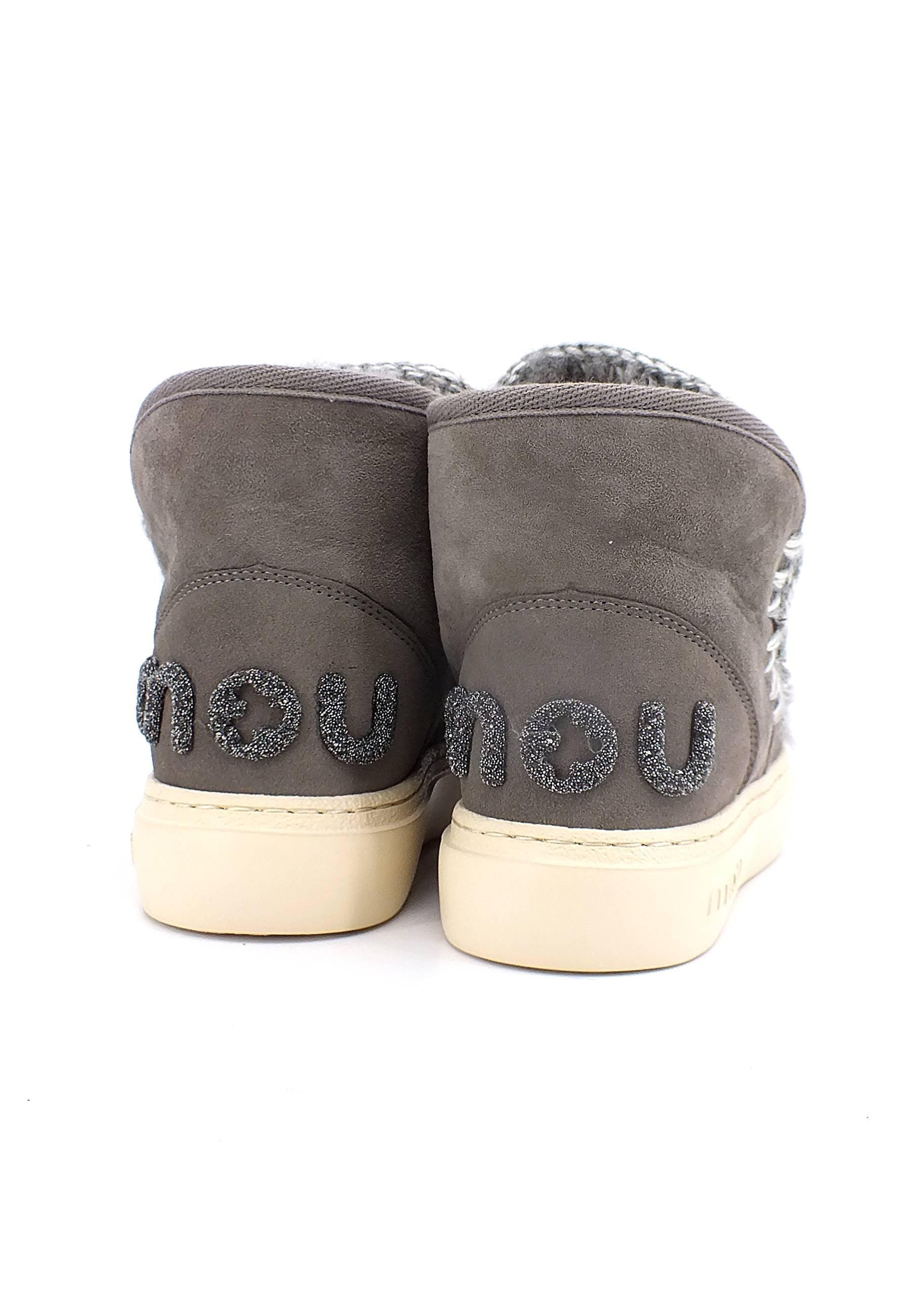MOU Eksimo Stivaletto Pelo Donna NGRE New Grey - Sandrini Calzature e Abbigliamento