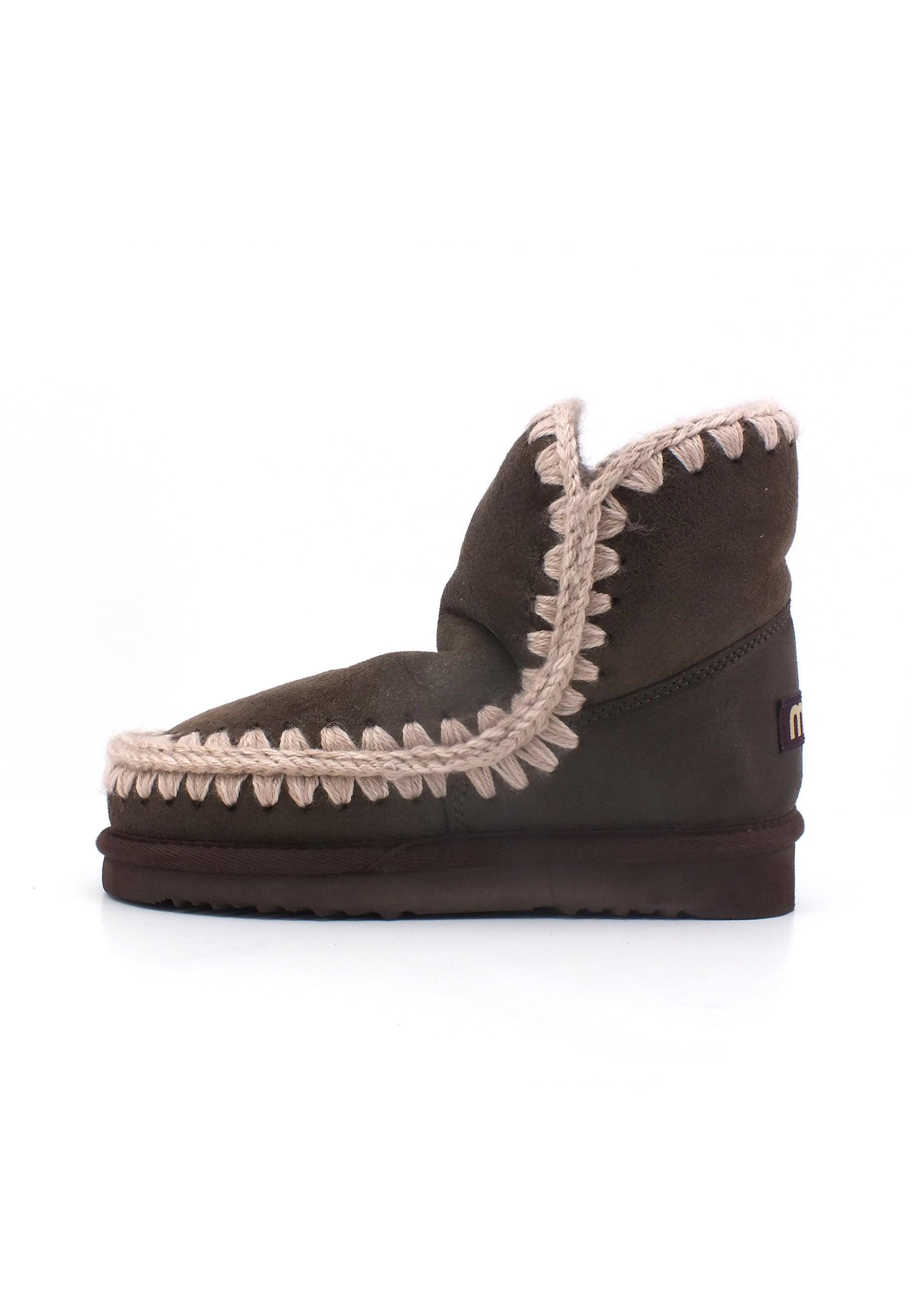 MOU Eskimo 18 Stivaletto Pelo Donna Dust Mocha MU.FW101001B - Sandrini Calzature e Abbigliamento