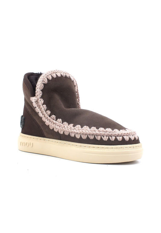 MOU Eskimo Sneaker Bold Stivaletto Pelo Donna Mocha MU.FW411001A - Sandrini Calzature e Abbigliamento