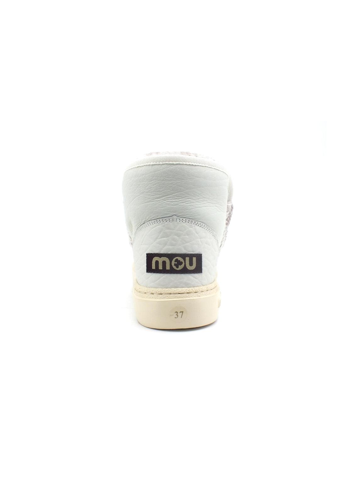 MOU Eskimo Sneaker Bold Stivaletto Pelo Nubuk White - Sandrini Calzature e Abbigliamento