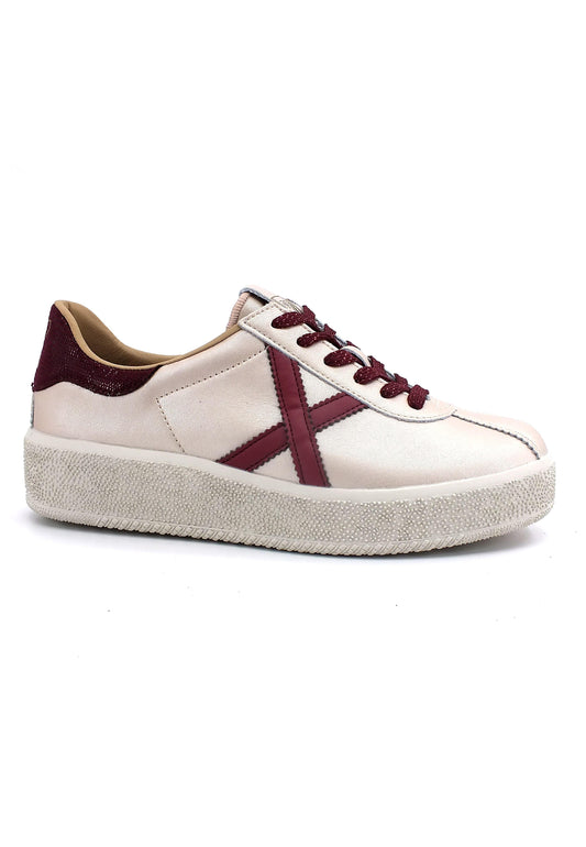 MUNICH Barru Sky 90 Sneaker Donna Pearl Bordeaux 8295090 - Sandrini Calzature e Abbigliamento