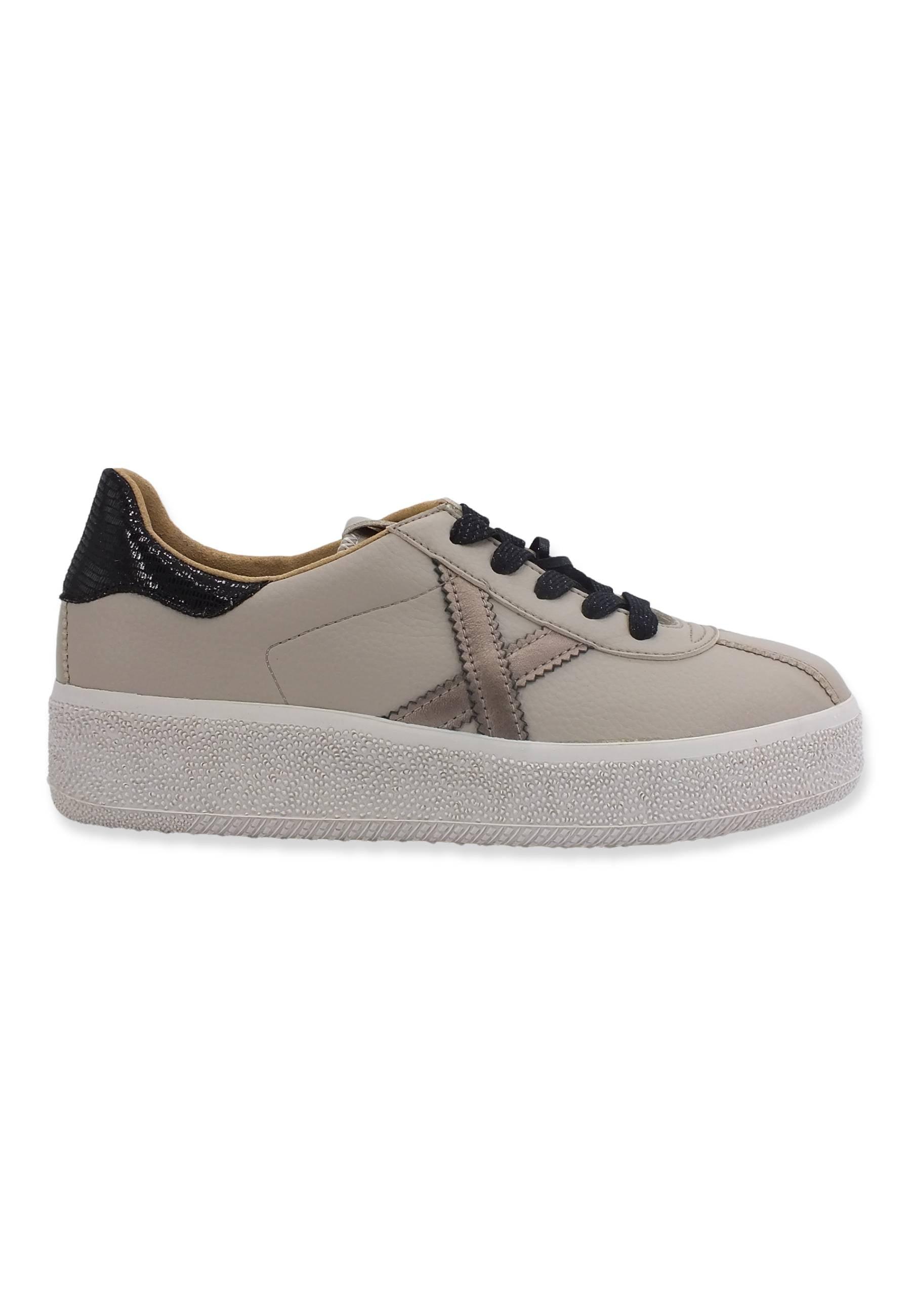 MUNICH Barru Sky 91 Sneaker Donna Beige Tortora Black 8295091 - Sandrini Calzature e Abbigliamento