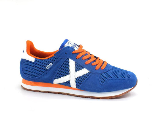 MUNICH Massana 475 Sneaker Blue White Orange 8620475 - Sandrini Calzature e Abbigliamento