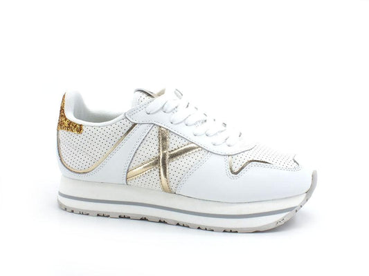 MUNICH Massana Sky 159 Sneaker White Gold 8810159 - Sandrini Calzature e Abbigliamento