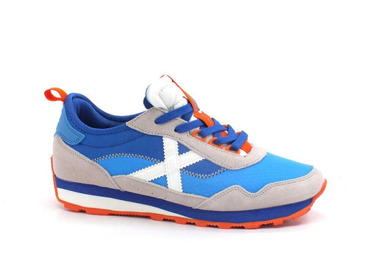 MUNICH Um 34 Sneaker Bluette White Orange 8901034 - Sandrini Calzature e Abbigliamento