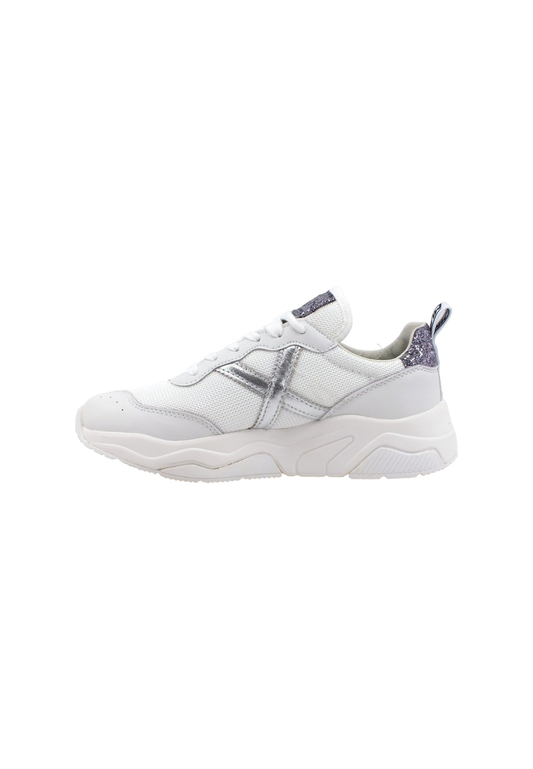MUNICH Wave 116 Sneaker Donna White Silver 8770116 - Sandrini Calzature e Abbigliamento