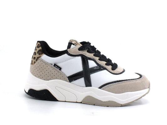 MUNICH Wave 88 Sneaker White Black Leo 8770088 - Sandrini Calzature e Abbigliamento