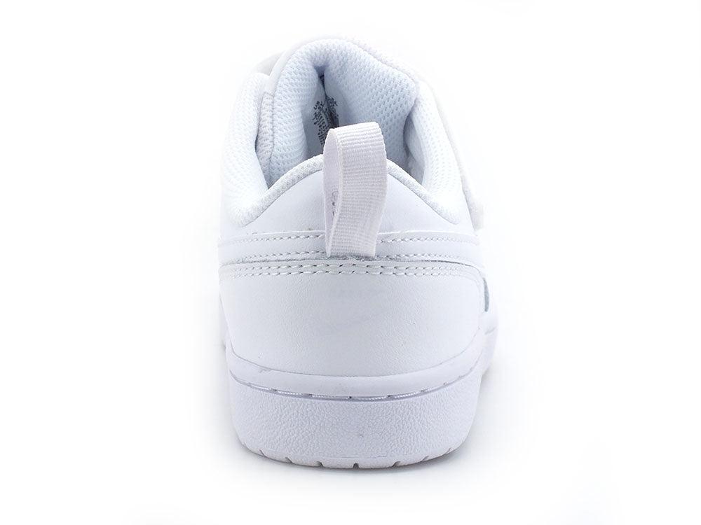 NIKE Court Borough Low 2 (PSV) Sneaker White BQ5451-100 - Sandrini Calzature e Abbigliamento