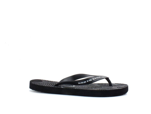 NORTH SAILS Ciabatta Infradito Gomma Black Nero SANDYOPTICAL081 - Sandrini Calzature e Abbigliamento
