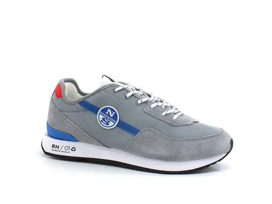 NORTH SAILS Sneaker Running Logo Grey Grigio HORIZON-RH-01 - Sandrini Calzature e Abbigliamento