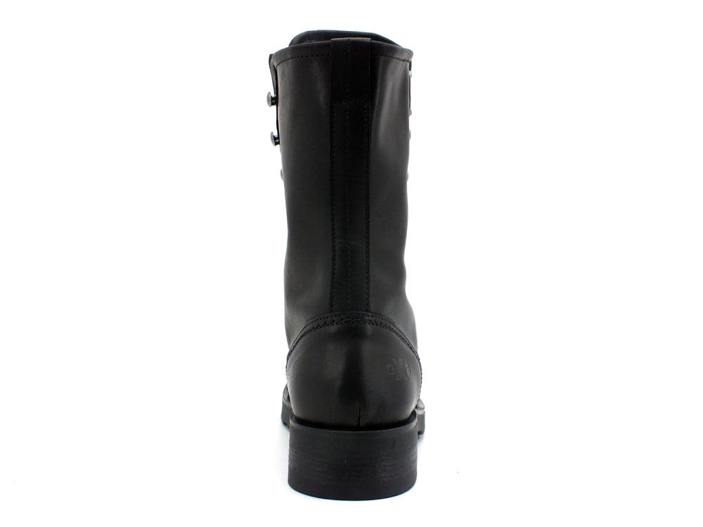 O.X.S Frank 1902 Anfibio Pelle Donna Black OXS101165 - Sandrini Calzature e Abbigliamento